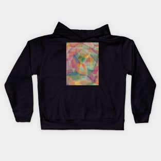 Modern Kaleidoscope Rainbow Multicolour Jewels Kids Hoodie